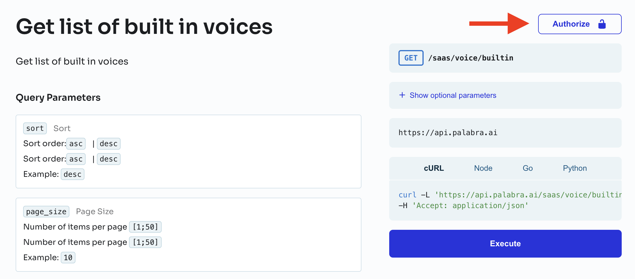 Authorize