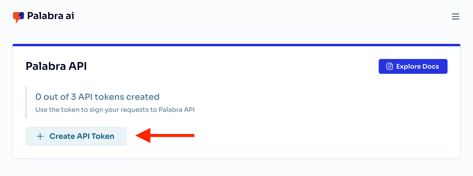 Create Keys Button
