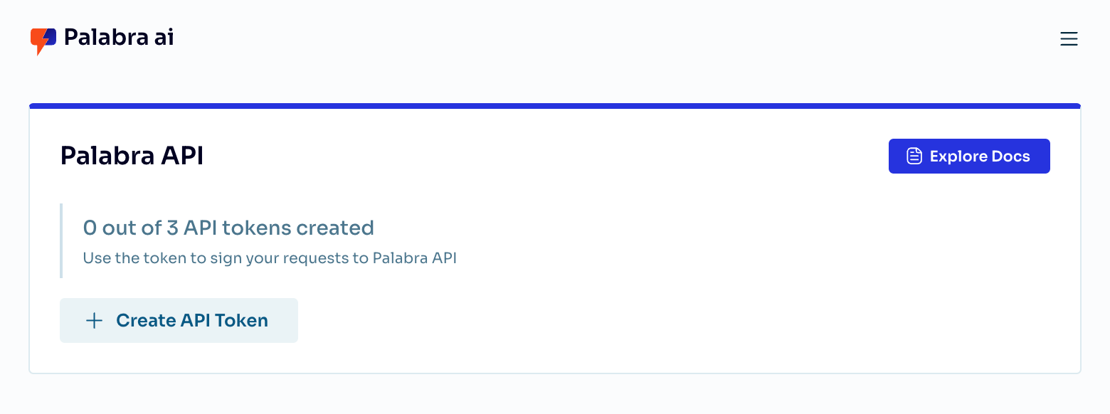 Palabra API