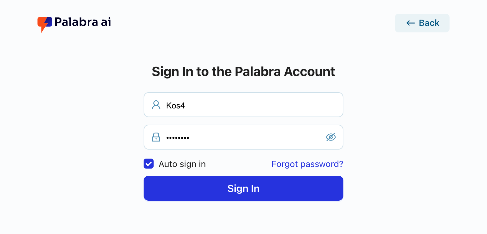 Sign In